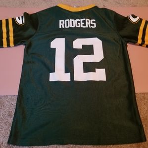 Sold.  Kids Green Bay Packers NFL Jersey